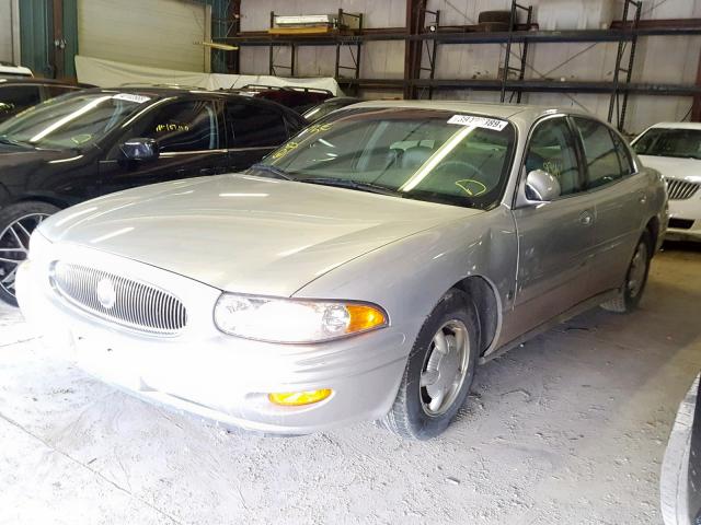 1G4HP54K2Y4135312 - 2000 BUICK LESABRE CU SILVER photo 2