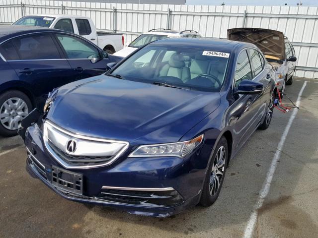 19UUB1F38FA026899 - 2015 ACURA TLX BLUE photo 2