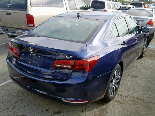 19UUB1F38FA026899 - 2015 ACURA TLX BLUE photo 4