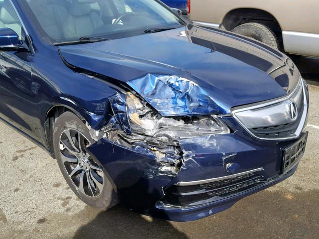 19UUB1F38FA026899 - 2015 ACURA TLX BLUE photo 9