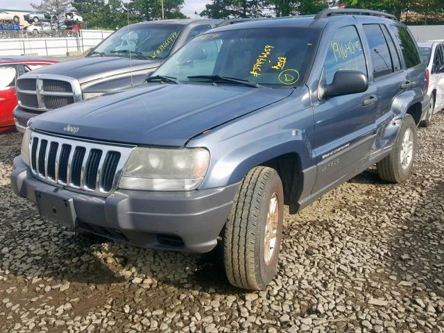 1J4GW48S23C558035 - 2003 JEEP GRAND CHER BLUE photo 2