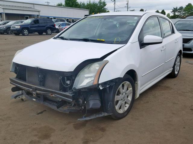 3N1AB61E89L687601 - 2009 NISSAN SENTRA 2.0 WHITE photo 2