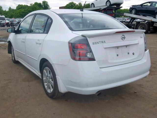 3N1AB61E89L687601 - 2009 NISSAN SENTRA 2.0 WHITE photo 3