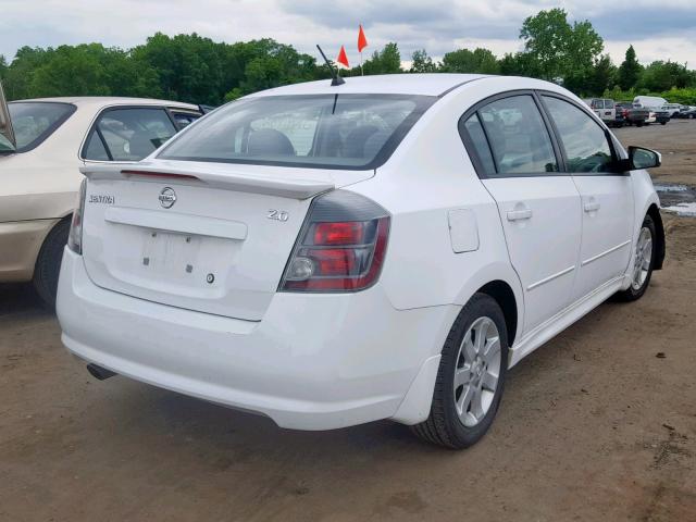 3N1AB61E89L687601 - 2009 NISSAN SENTRA 2.0 WHITE photo 4