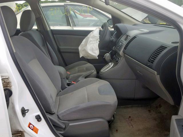 3N1AB61E89L687601 - 2009 NISSAN SENTRA 2.0 WHITE photo 5