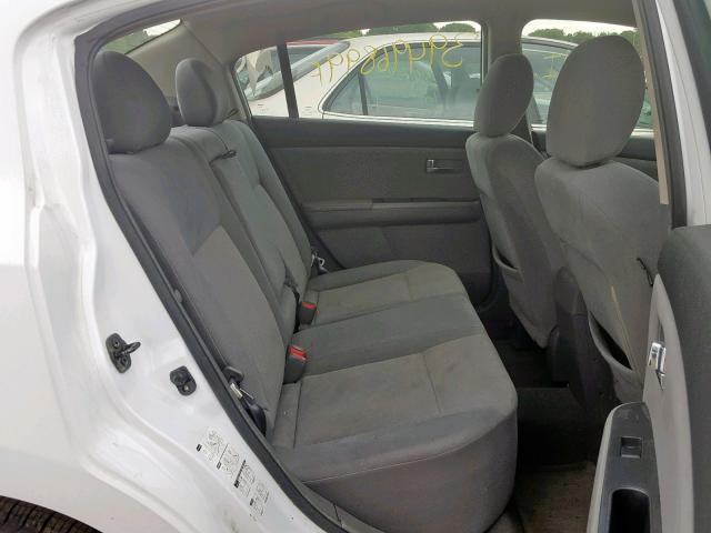 3N1AB61E89L687601 - 2009 NISSAN SENTRA 2.0 WHITE photo 6