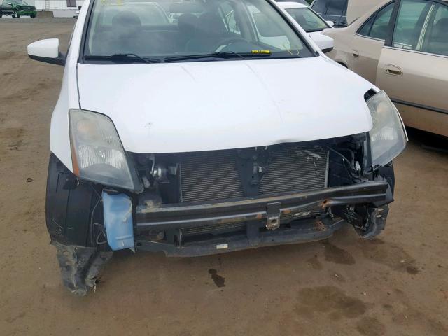 3N1AB61E89L687601 - 2009 NISSAN SENTRA 2.0 WHITE photo 9