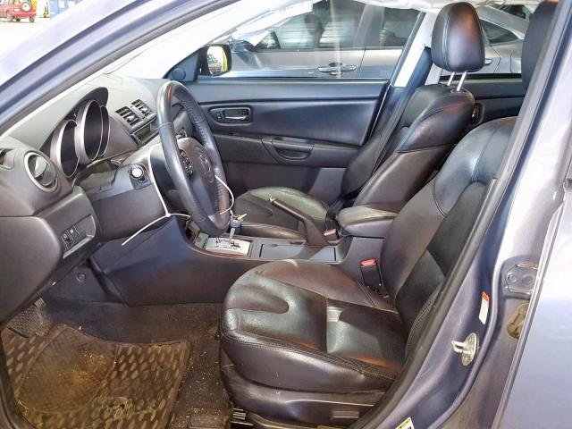 JM1BK343481117143 - 2008 MAZDA 3 HATCHBAC GRAY photo 5