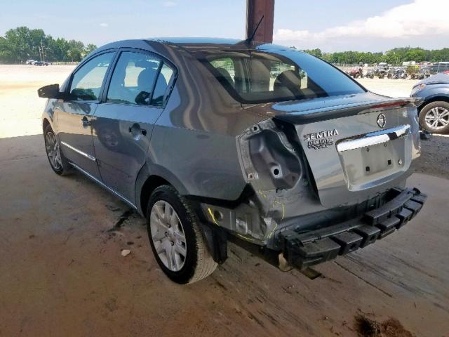 3N1AB6AP5CL719784 - 2012 NISSAN SENTRA 2.0 SILVER photo 3