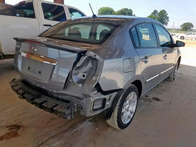 3N1AB6AP5CL719784 - 2012 NISSAN SENTRA 2.0 SILVER photo 4