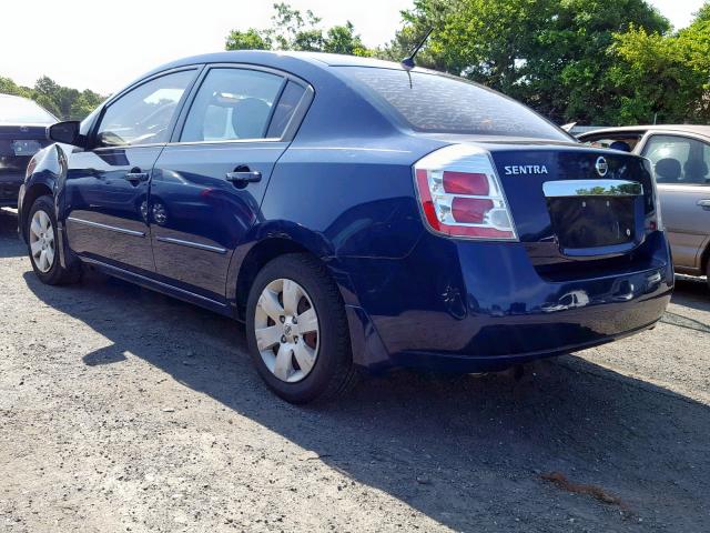 3N1AB6AP3CL606190 - 2012 NISSAN SENTRA 2.0 BLUE photo 3