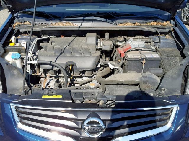 3N1AB6AP3CL606190 - 2012 NISSAN SENTRA 2.0 BLUE photo 7