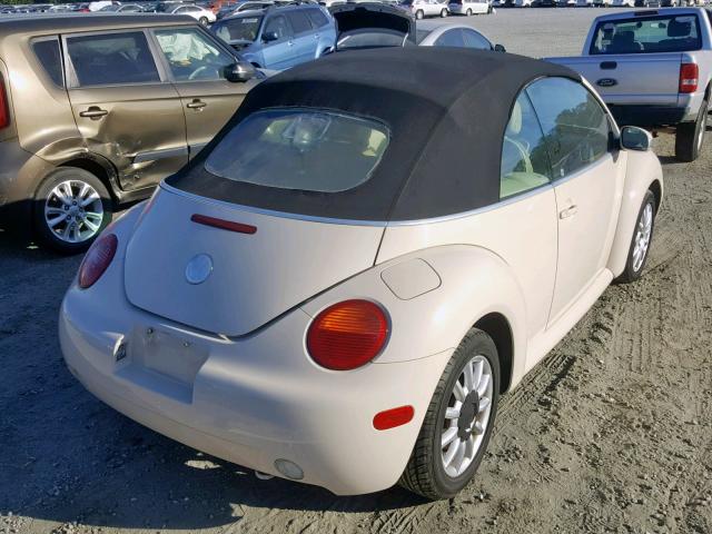 3VWCM31Y04M351546 - 2004 VOLKSWAGEN NEW BEETLE კრემისფერი ფოტო 4