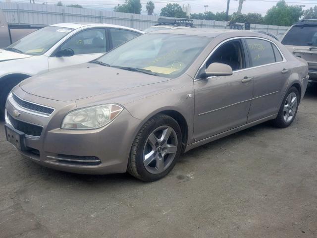1G1ZH57B98F238242 - 2008 CHEVROLET MALIBU 1LT 米色 照片 2