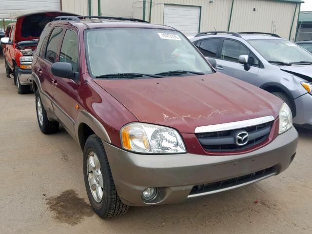 4F2CZ96114KM00196 - 2004 MAZDA TRIBUTE ES მუქწითელი ფოტო 1