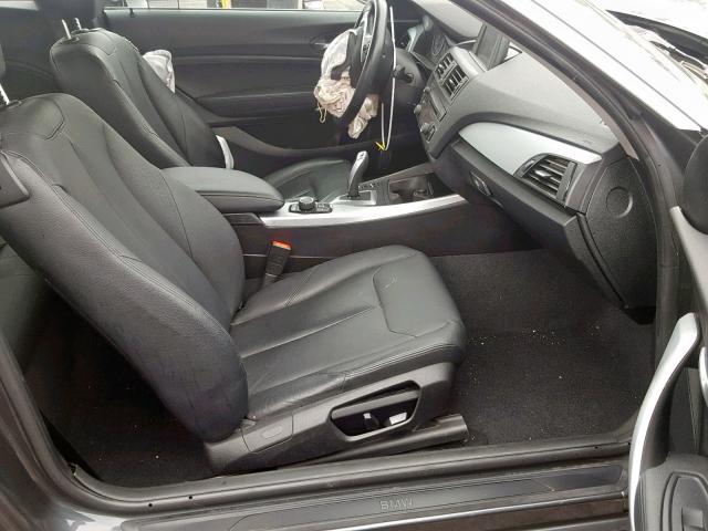 WBA1F5C52EVV98896 - 2014 BMW 228 I GRAY photo 5