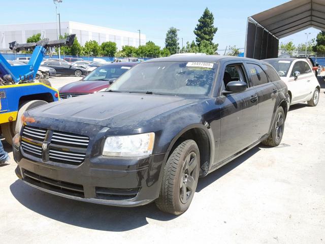 2D4FV47T68H111892 - 2008 DODGE MAGNUM BLACK photo 2