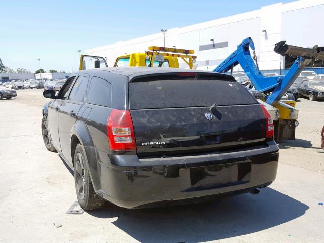 2D4FV47T68H111892 - 2008 DODGE MAGNUM BLACK photo 3