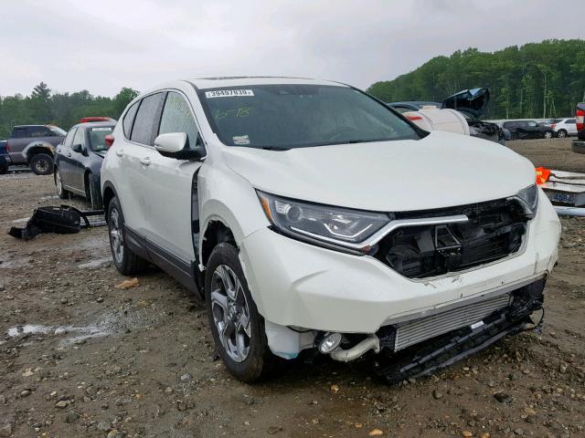 2HKRW2H89JH654155 - 2018 HONDA CR-V EXL WHITE photo 1