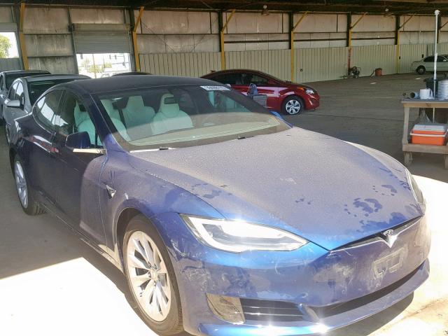 5YJSA1E15HF210572 - 2017 TESLA MODEL S BLUE photo 1