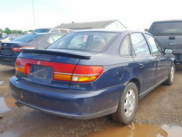 1G8JW52R7YY615289 - 2000 SATURN LS2 BLUE photo 4