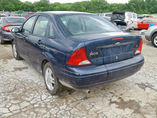 1FAFP34383W300985 - 2003 FORD FOCUS SE C BLUE photo 3