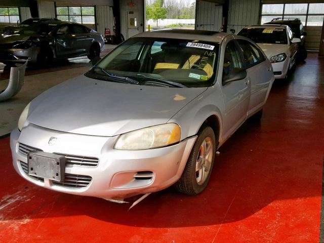 1B3EL46X12N211398 - 2002 DODGE STRATUS SE SILVER photo 2