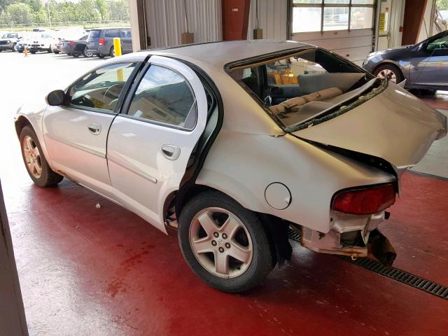 1B3EL46X12N211398 - 2002 DODGE STRATUS SE SILVER photo 3