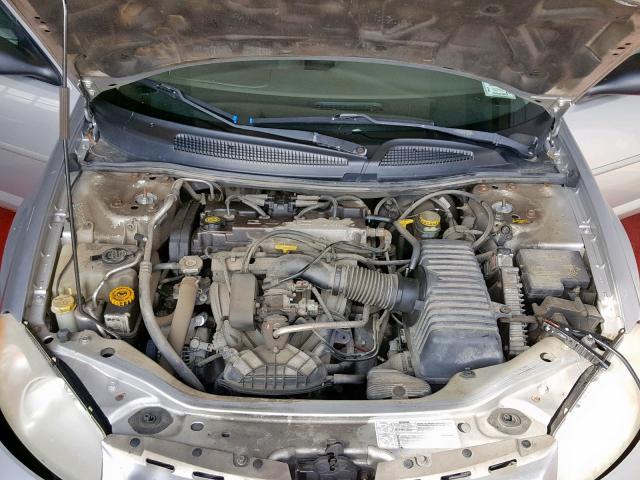 1B3EL46X12N211398 - 2002 DODGE STRATUS SE SILVER photo 7