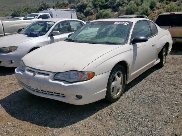 2G1WX15K959132167 - 2005 CHEVROLET MONTE CARL WHITE photo 2