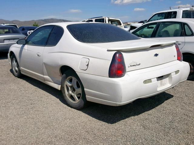 2G1WX15K959132167 - 2005 CHEVROLET MONTE CARL WHITE photo 3