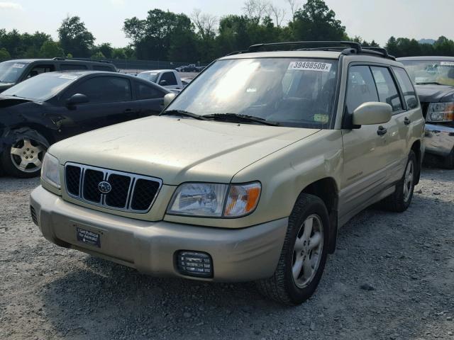 JF1SF65561H754091 - 2001 SUBARU FORESTER S GOLD photo 2