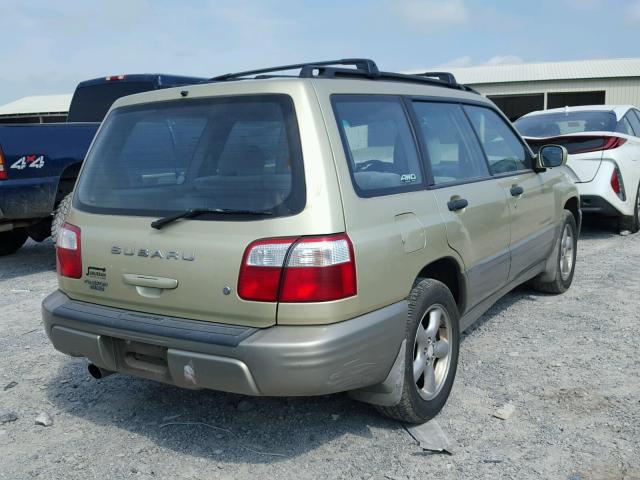 JF1SF65561H754091 - 2001 SUBARU FORESTER S GOLD photo 4