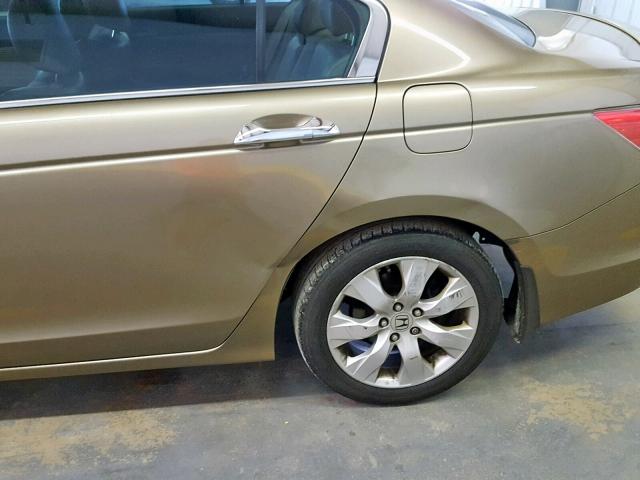 1HGCP26879A121554 - 2009 HONDA ACCORD EXL GOLD photo 9