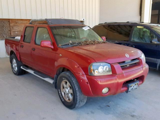 1N6ED27T23C464963 - 2003 NISSAN FRONTIER C RED photo 1