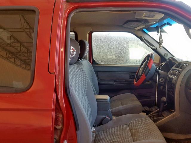 1N6ED27T23C464963 - 2003 NISSAN FRONTIER C RED photo 5