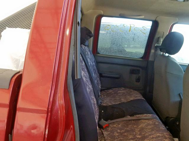 1N6ED27T23C464963 - 2003 NISSAN FRONTIER C RED photo 6