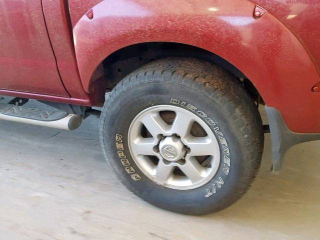 1N6ED27T23C464963 - 2003 NISSAN FRONTIER C RED photo 9