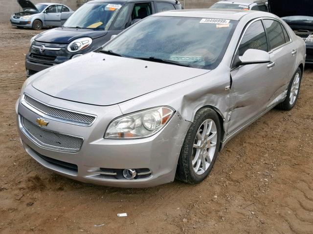 1G1ZK57788F213393 - 2008 CHEVROLET MALIBU LTZ ვერცხლისფერი ფოტო 2