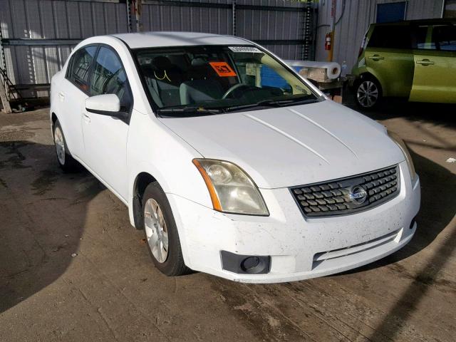 3N1AB61E07L648739 - 2007 NISSAN SENTRA 2.0 WHITE photo 1