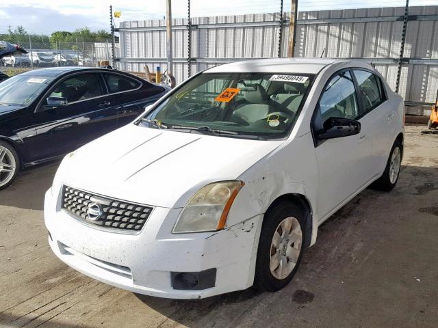 3N1AB61E07L648739 - 2007 NISSAN SENTRA 2.0 WHITE photo 2