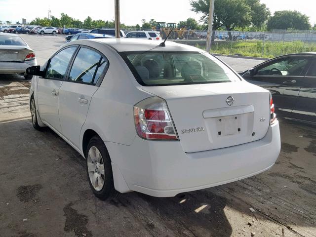 3N1AB61E07L648739 - 2007 NISSAN SENTRA 2.0 WHITE photo 3