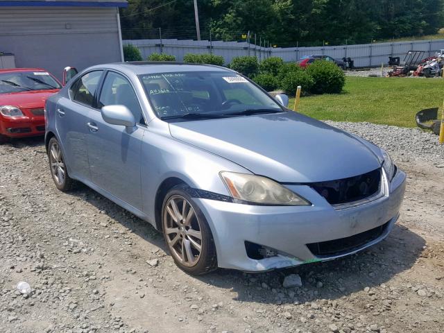 JTHBK262885067451 - 2008 LEXUS IS 250 BLUE photo 1