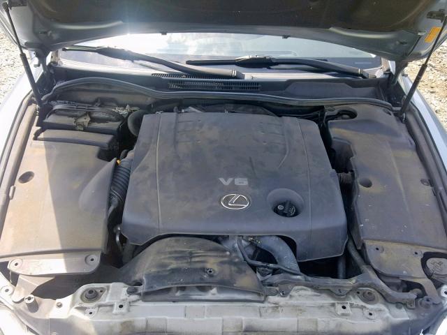 JTHBK262885067451 - 2008 LEXUS IS 250 BLUE photo 7