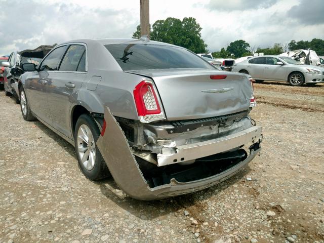 2C3CCAAG4FH930191 - 2015 CHRYSLER 300 LIMITE SILVER photo 3