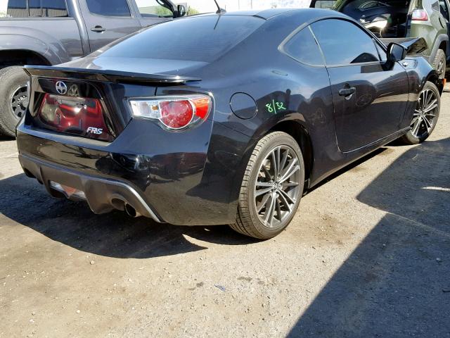 JF1ZNAA18D2720880 - 2013 TOYOTA SCION FR-S BLACK photo 4