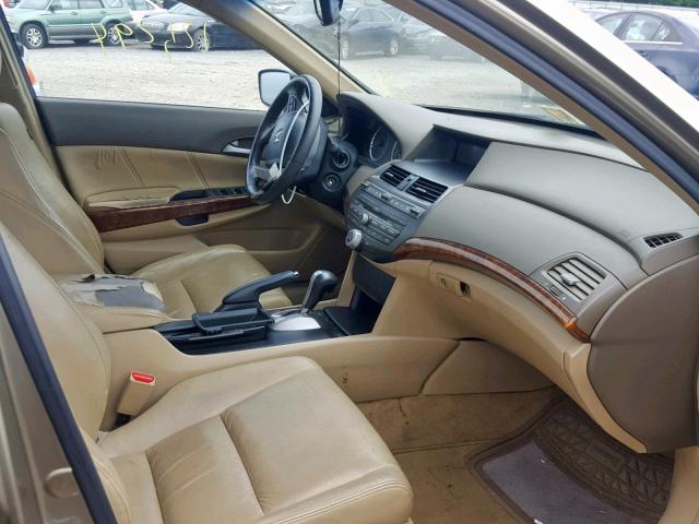 1HGCP36818A004749 - 2008 HONDA ACCORD EXL GOLD photo 5