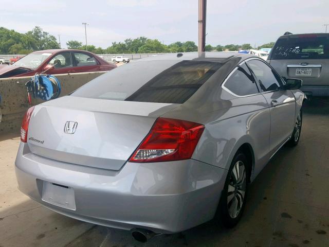 1HGCS1B88CA000540 - 2012 HONDA ACCORD EXL SILVER photo 4