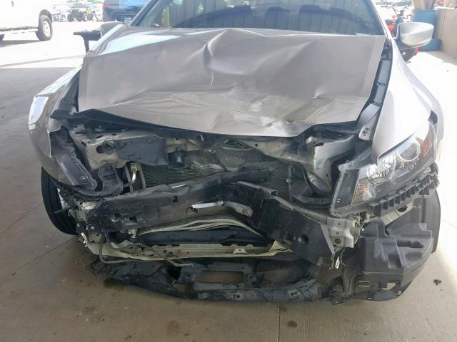 1HGCS1B88CA000540 - 2012 HONDA ACCORD EXL SILVER photo 9