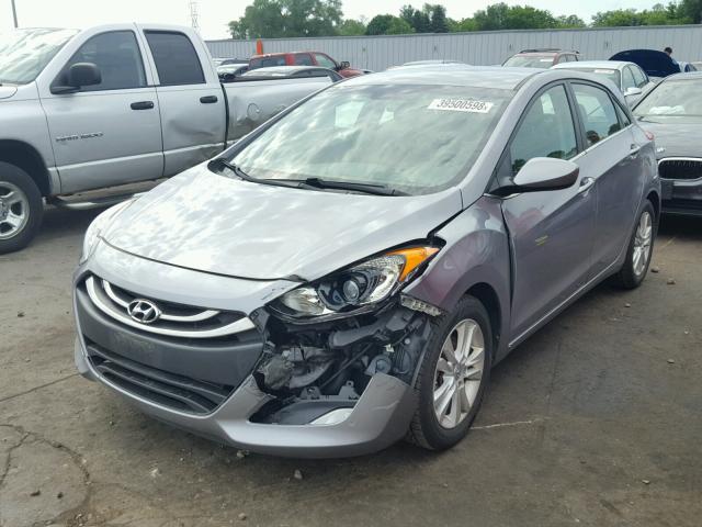 KMHD35LE1DU054124 - 2013 HYUNDAI ELANTRA GT GRAY photo 2